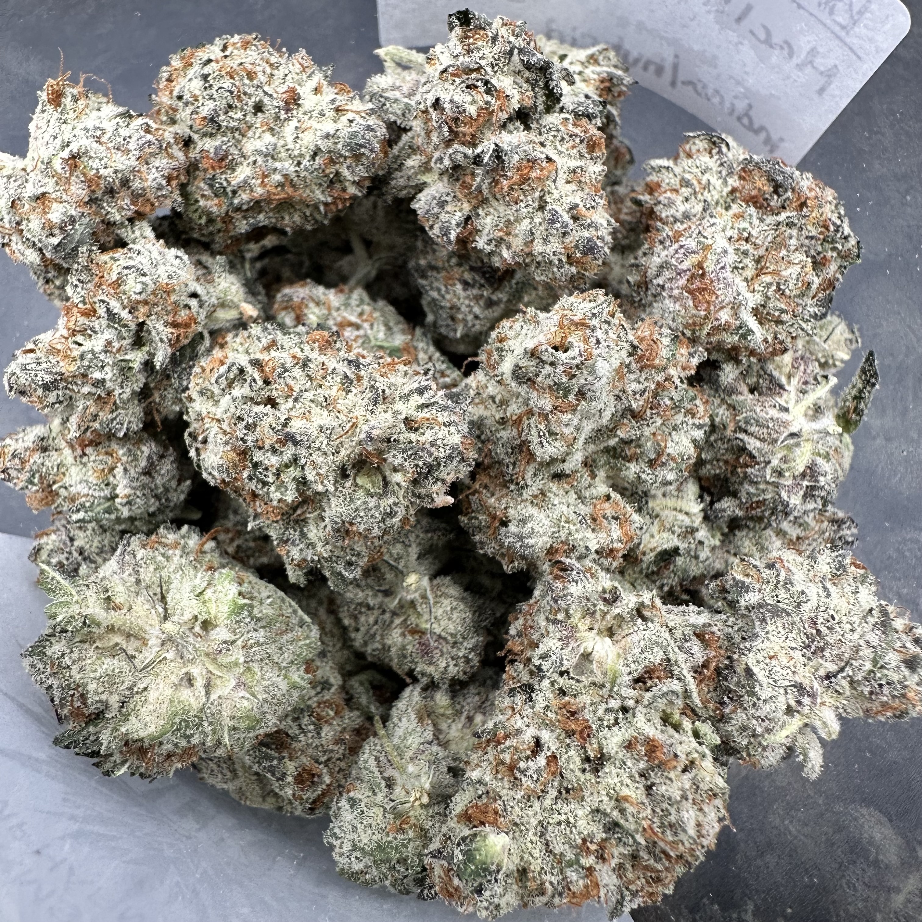 Photograph of product: $75 GMP Flower - Black Ice - 28g