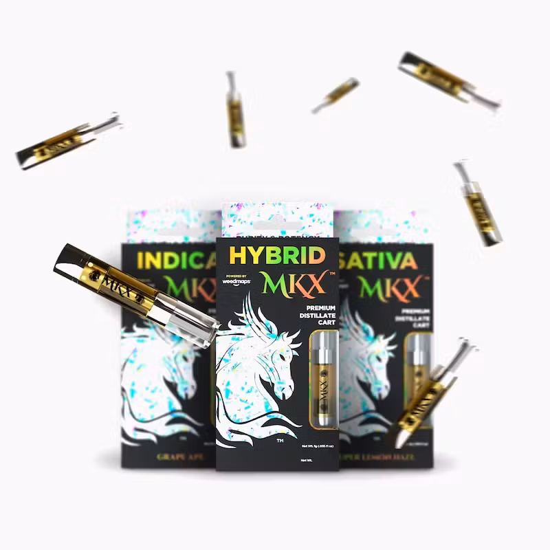 Photograph of product: MKX - Vape Cart - Guava Melon - Hybrid