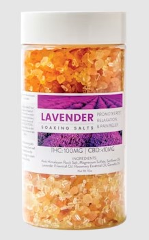 Photograph of product: Verdes - Soaking Salts - (H) - Lavender - 100mg