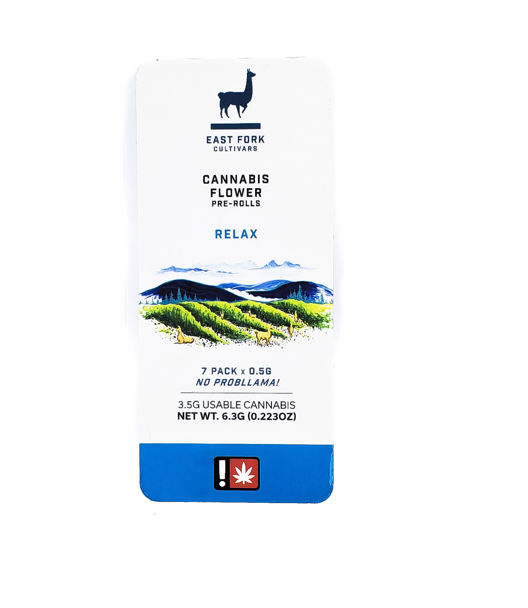 Photograph of product: East Fork Cultivars | Pre-Roll 7pk | Pineapple Kush (Relax)