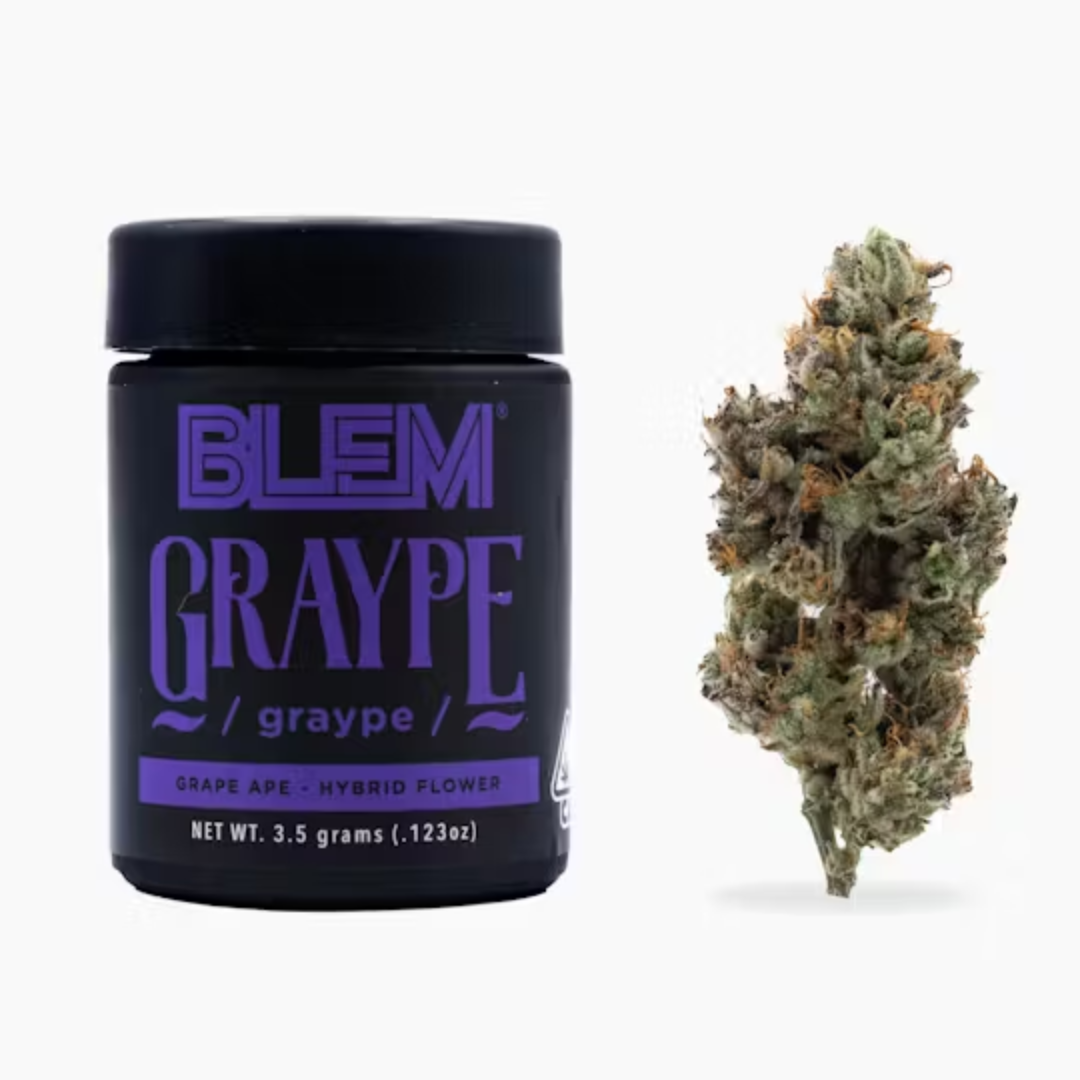 Photograph of product: BLEM - Graype (Hybrid) Flower - 3.5g