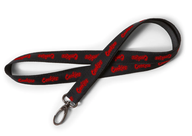 Photograph of product: Cookies - Original Mint 18" Large - Lanyard - Black/Red