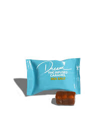 Photograph of product: Dream Caramel - Sea Salt Caramel 1:1 - 10mg TH-oui/10mg CBD