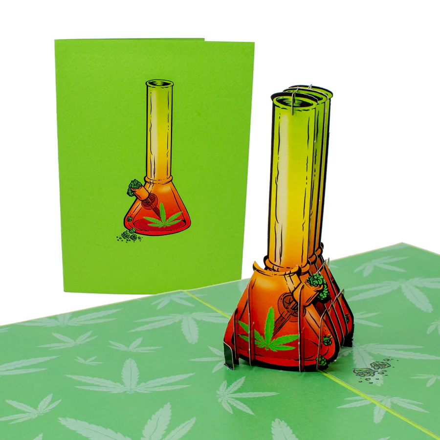 Photograph of product: Rasta Bong I 3D Greeting Cards