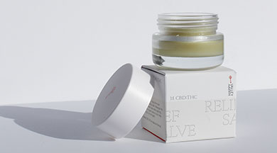 Photograph of product: Happy Valley - Relief Salve - 1:1 TH-oui:CBD - 250mg