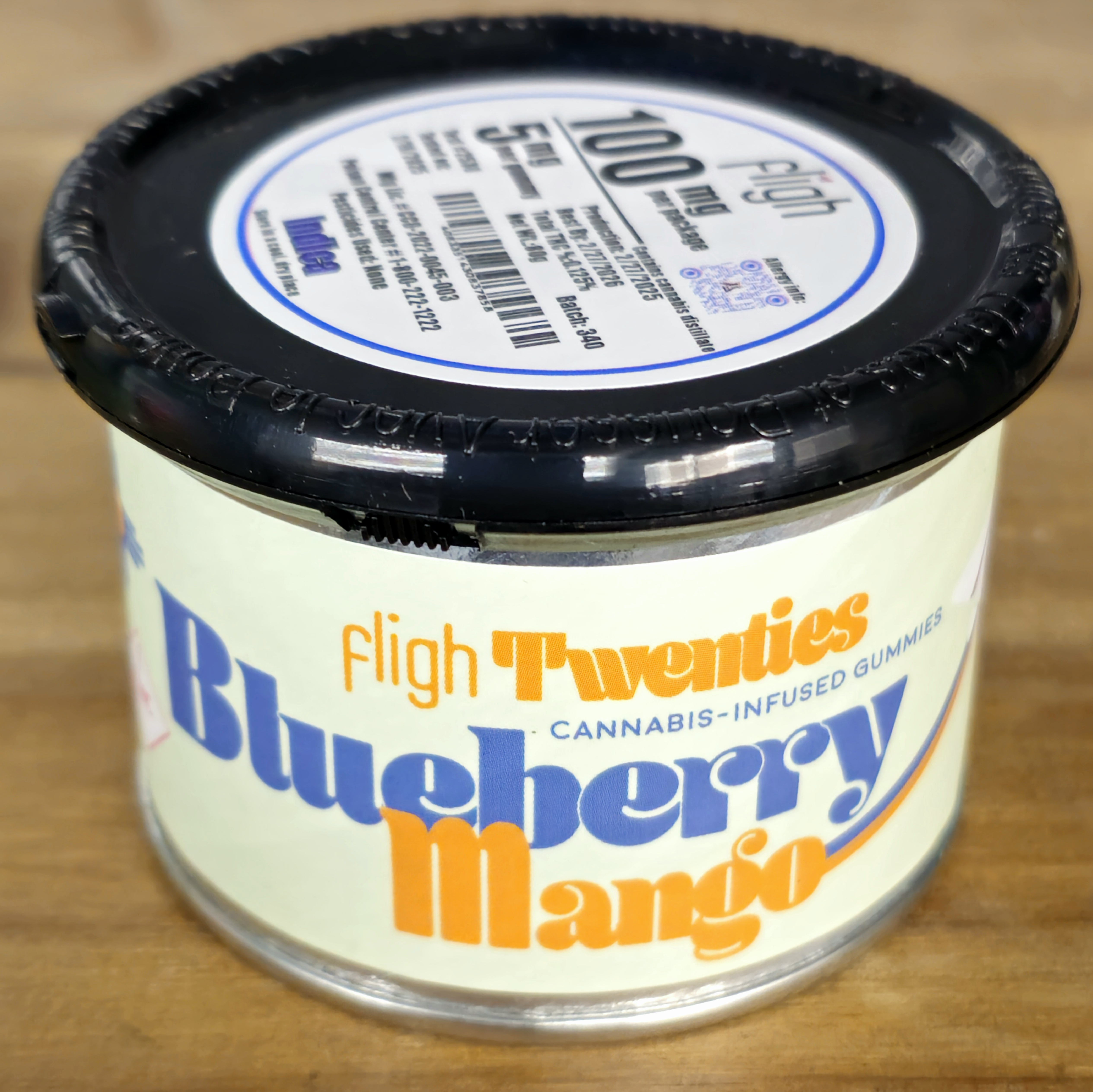 Photograph of product: Fligh | Blueberry Mango Gummies 100mg | 8220