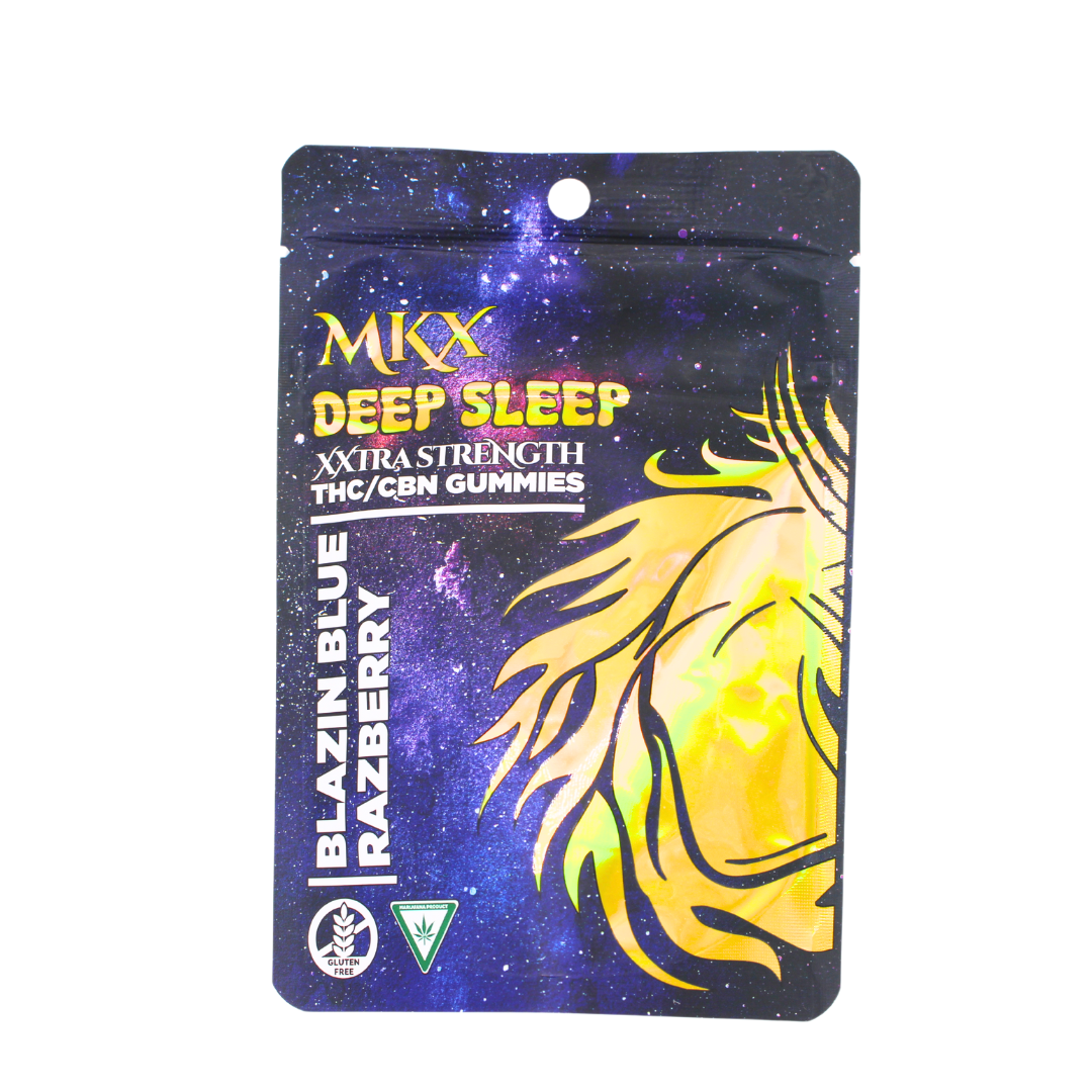 Photograph of product: MKX - 200mg Deep Sleep Gummies - Blue Razz