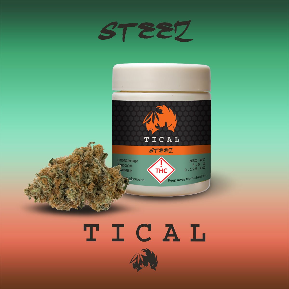 Photograph of product: Tical Bud | Steez (S) - 3.5g