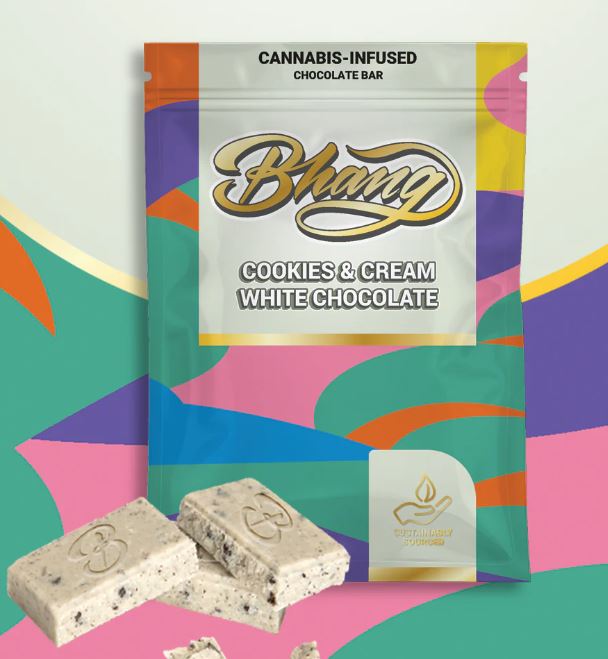 Photograph of product: Cookies & Cream Chocolate Bar [H] | 100mg
