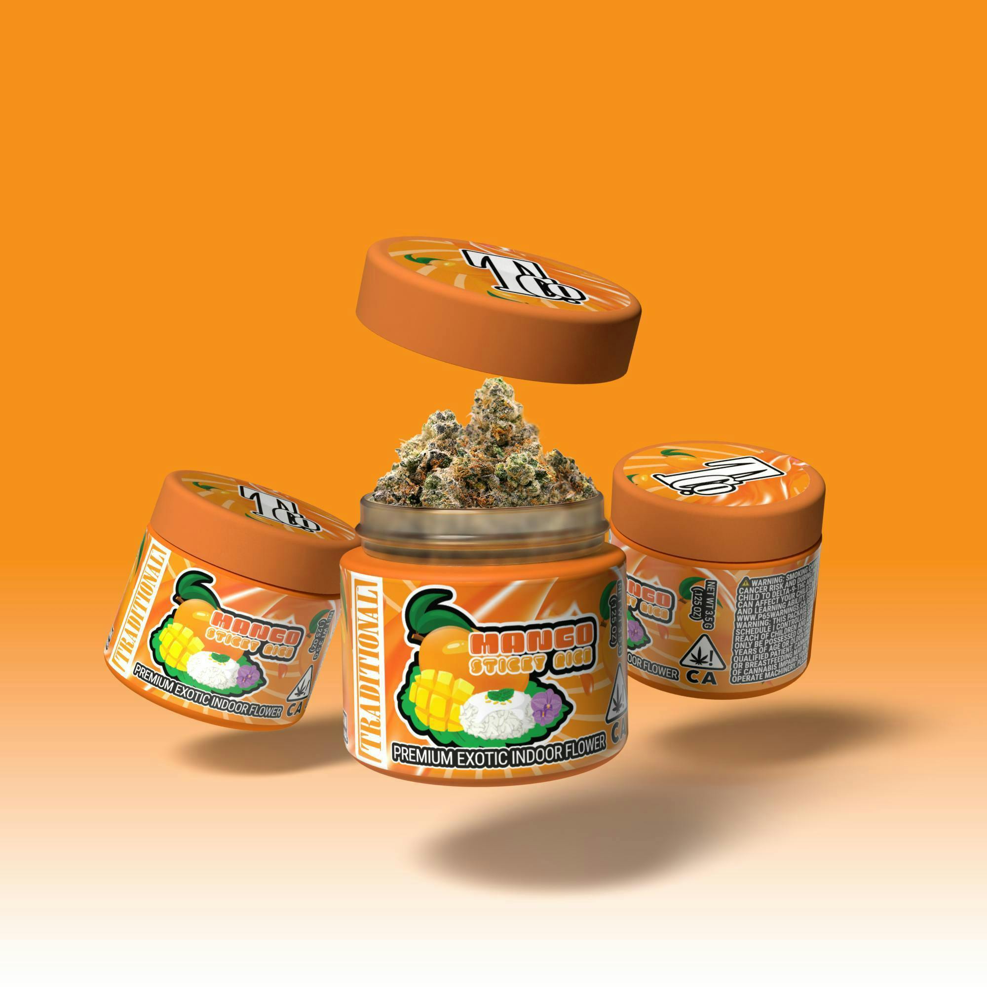 Photograph of product: Traditional Flower Mango Sticky Rice 3.5g