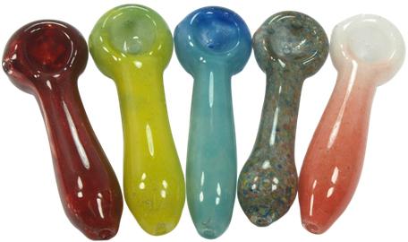 Photograph of product: High Mountain Imports - 2.5" Thin Glass Pipe - Assorted Colors