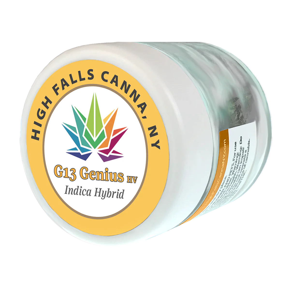 Photograph of product: High Falls Canna | G13 Flower 3.5g | Oui'd-Hybrid