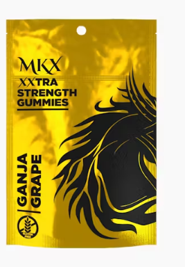 Photograph of product: Mkx   200mg Gummies   Ganja Grape