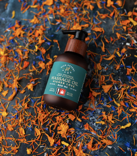 Photograph of product: High Desert Pure | Higher Love Massage Oil