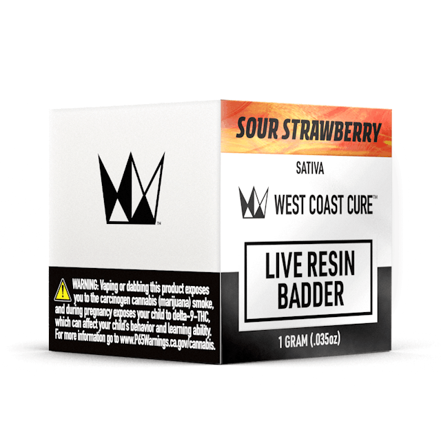 Photograph of product: Sour Strawberry Live Resin Badder - Concentrate