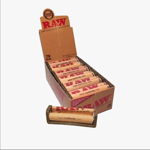 Photograph of product: Raw - Hemp Plastic Cigarette Rolling Machine - 79MM