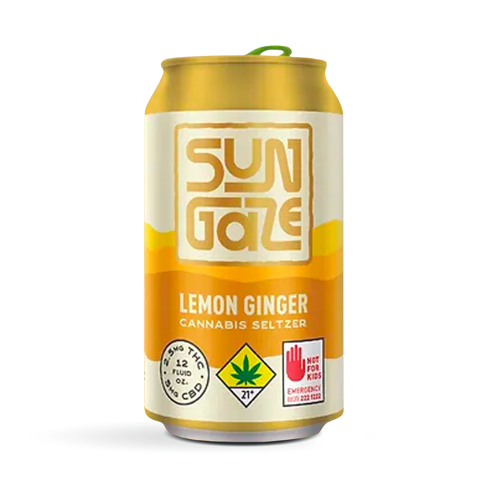 Photograph of product: Lemon Ginger Seltzer 2pk