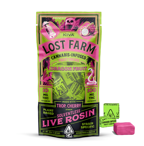 Photograph of product: TROP CHERRY Dragon Fruit 100mg Rosin - 