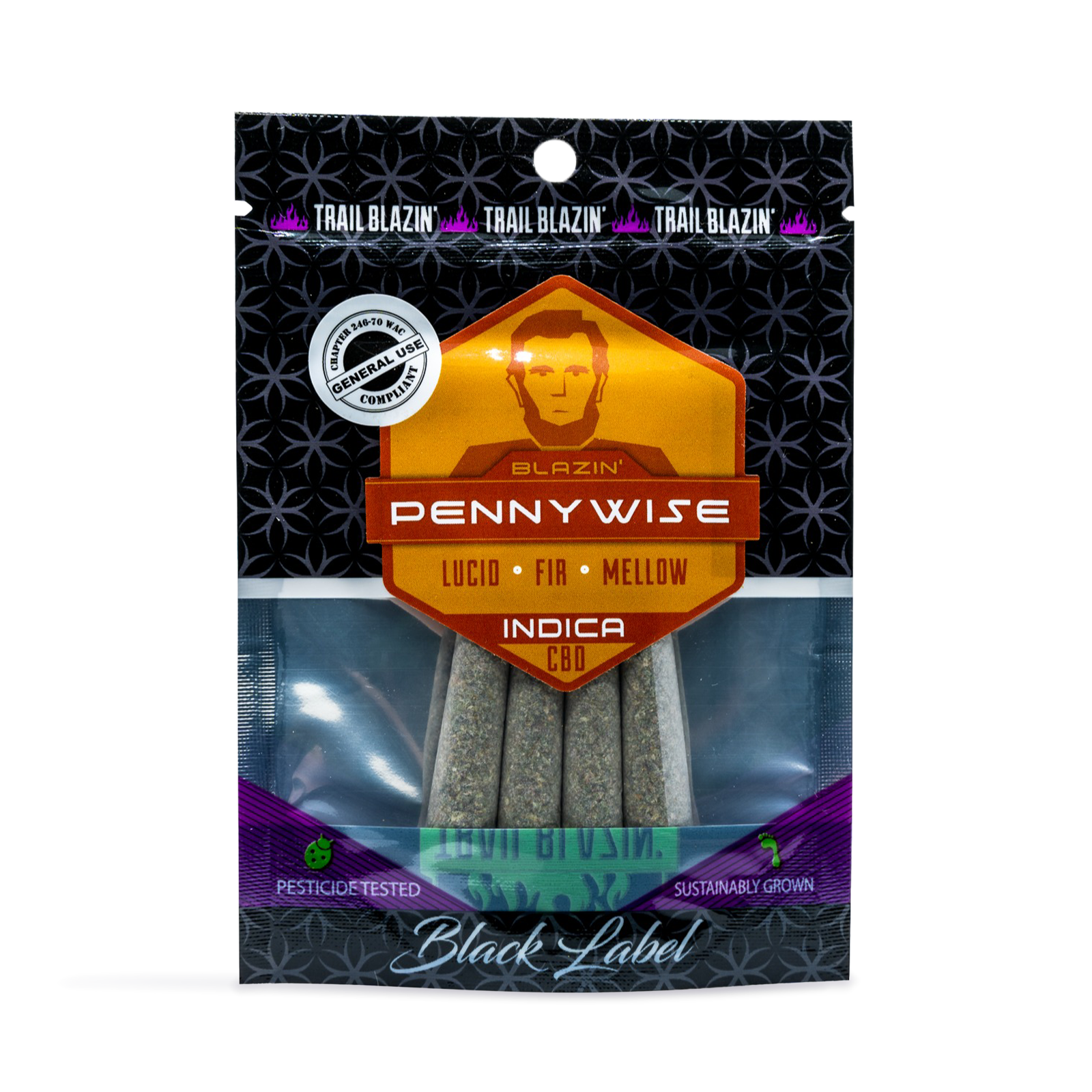 Photograph of product: Pennywise Pre-Rolls 4-Pack | 2.4g