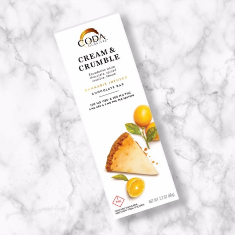 Photograph of Product: 100mg Chocolates | Coda - | 1:1 Cream & Crumble