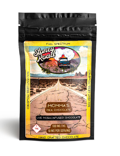 Photograph of product: Stoney Road - Live Rosin Milk Chocolate - (H) - Momma's Milk -  100mg