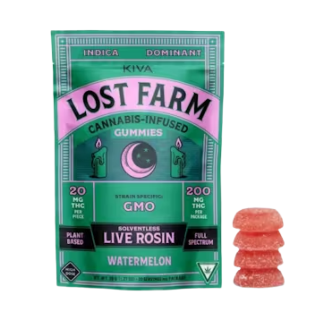 Photograph of product: Lost Farm - 200mg Rosin Gummies - Watermelon
