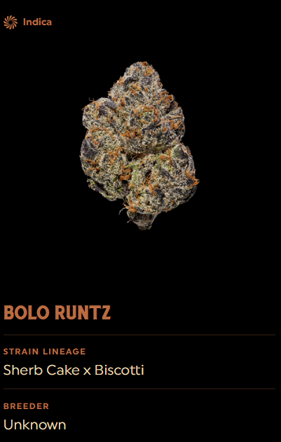 Photograph of product: Bolo Runtz Flower 14g
