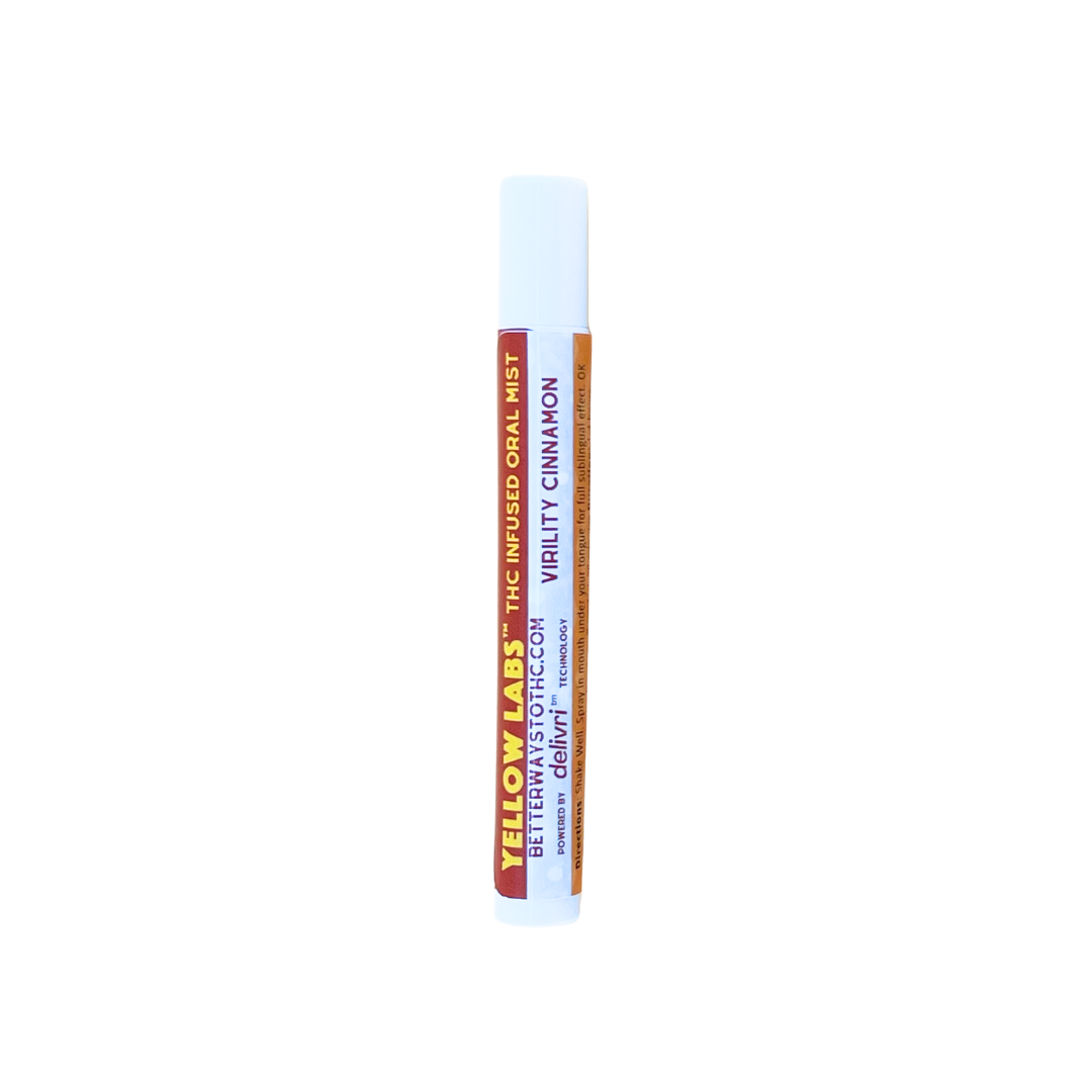 Photograph of Product: Yellow Labs | Virility Mist | Cinnamon | 2.5mg