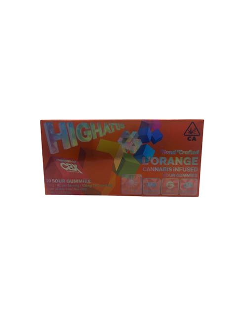 Photograph of product: Highatus  - L'Orange - Sour Gummies 10pk - 