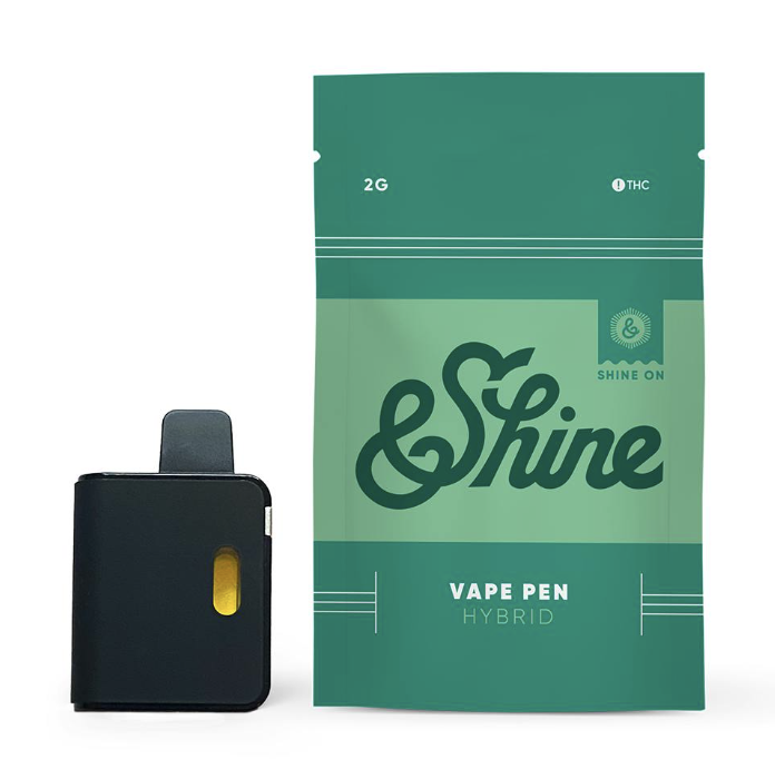 Photograph of product: &SHINE BLUE BURST X BLUE RASPBERRY DISPOSABLE 0.5G