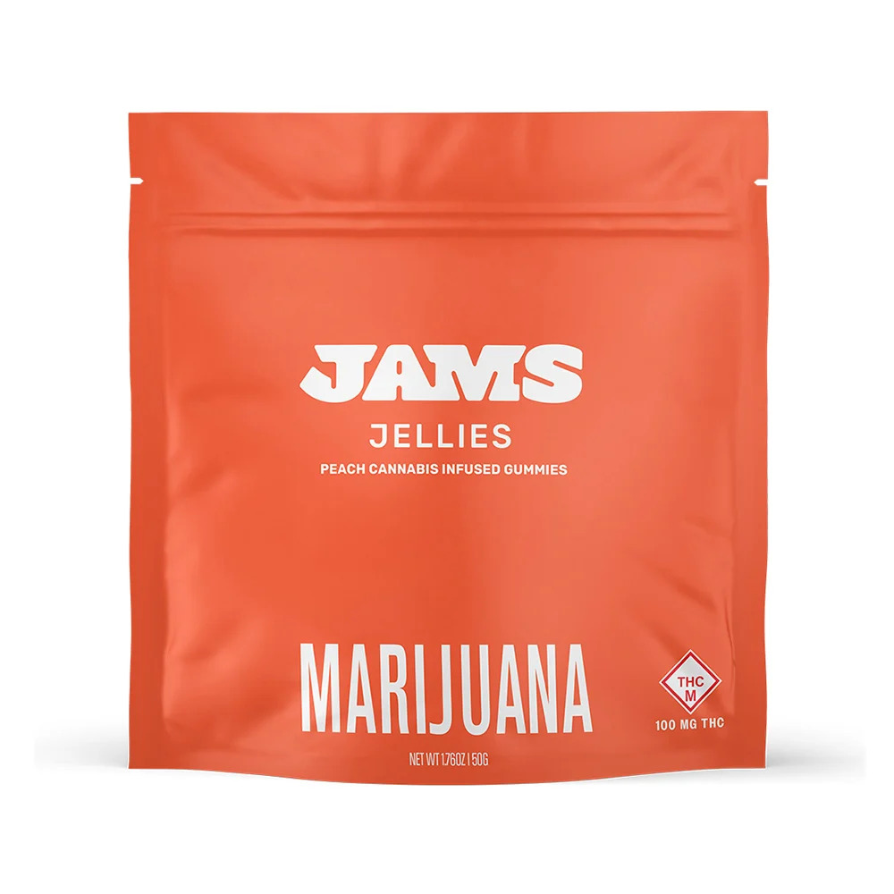 Photograph of Product: Classic Peach Jellies (100mg)