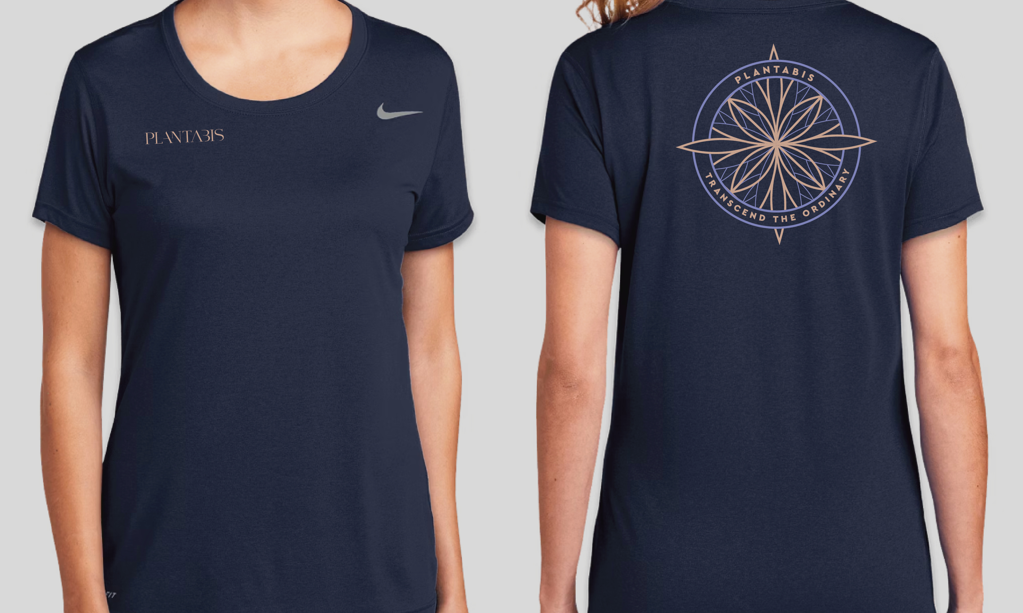 Photograph of product: Nike Ladies Legends T-Shirt, Navy, Screen Printed XL