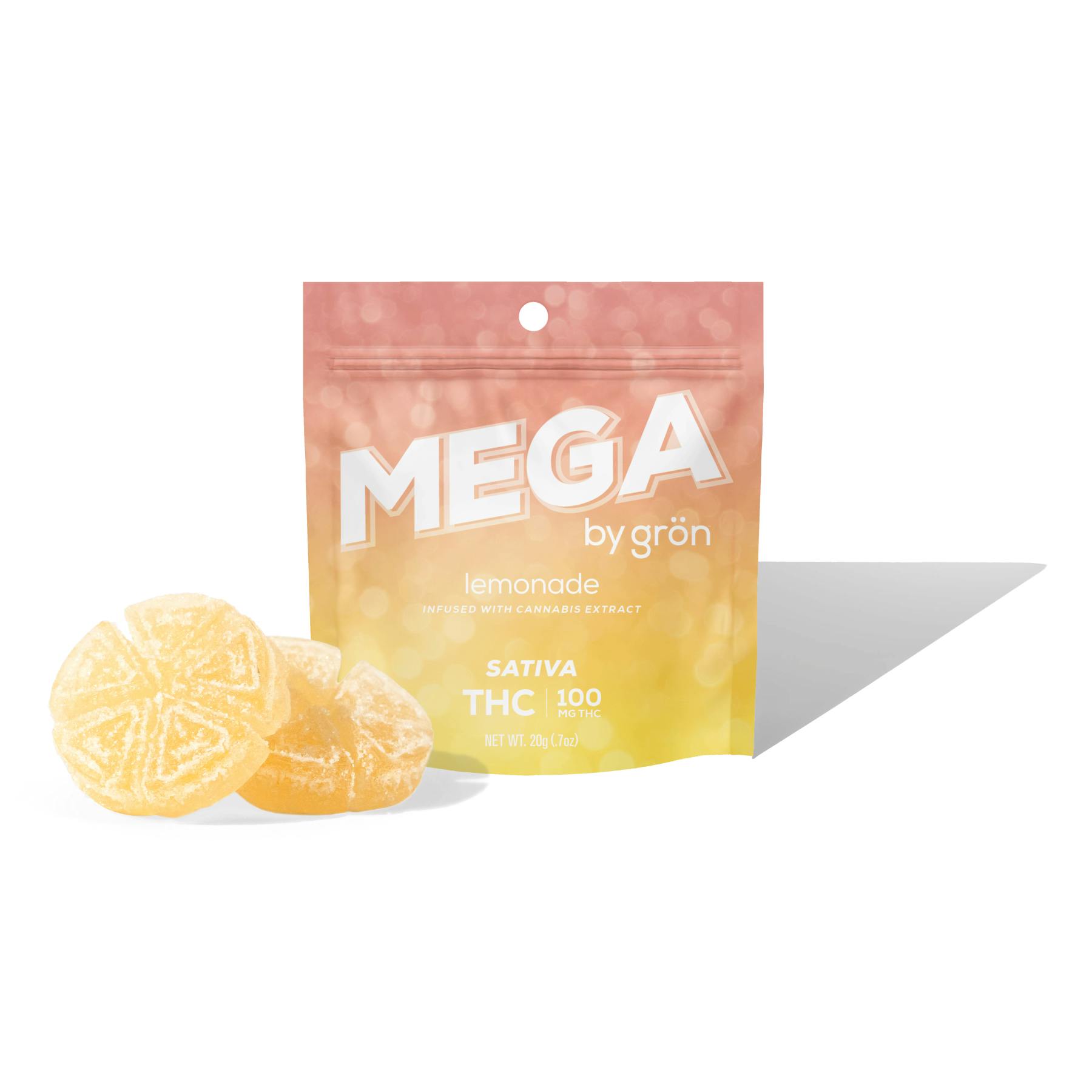 Photograph of product: Grön TH-oui Lemonade Mega Discs - Oui'd - 