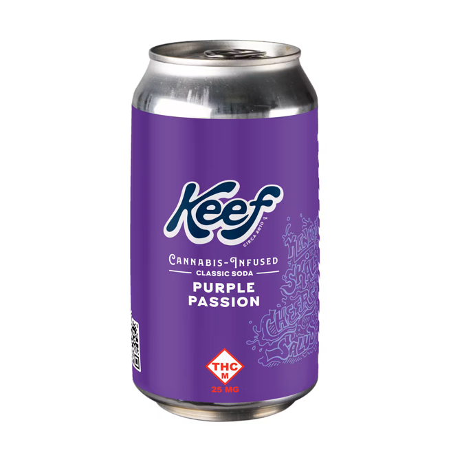 Photograph of product: 25mg Soda | Purple Passion