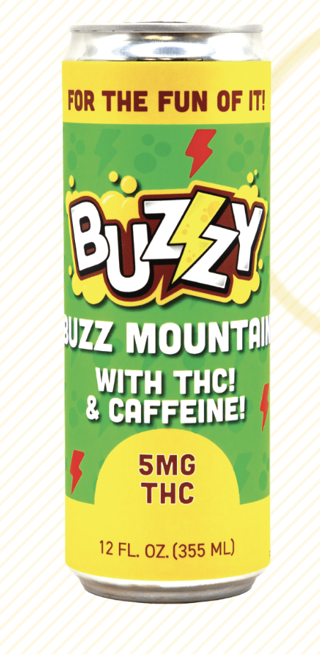 Photograph of product: Buzz Mountain | 5mg | Infused Soda | Buzzy