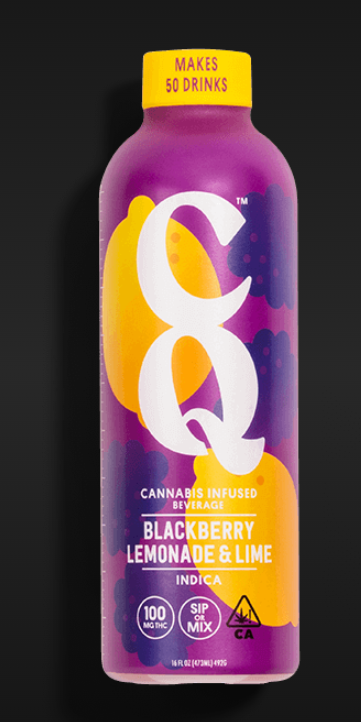 Photograph of product: CANNAQUENCHER 100MG BEVERAGE - BLACKBERRY LEMONADE & LIME