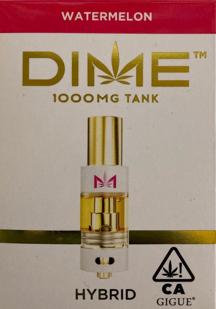 Photograph of product: Dime Watermelon 1000mg Tank