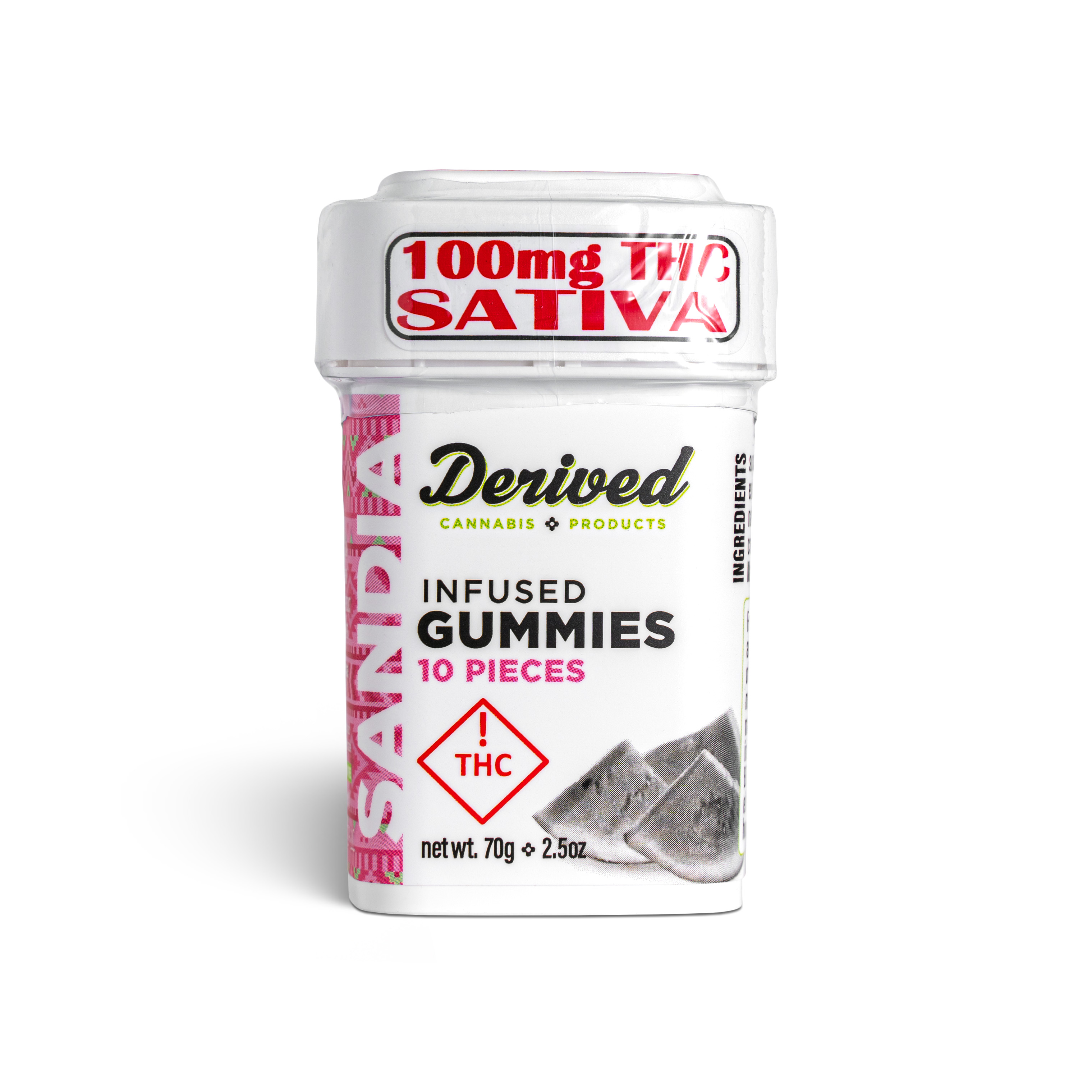 Photograph of product: Sandia Gummies (S) - 100mg