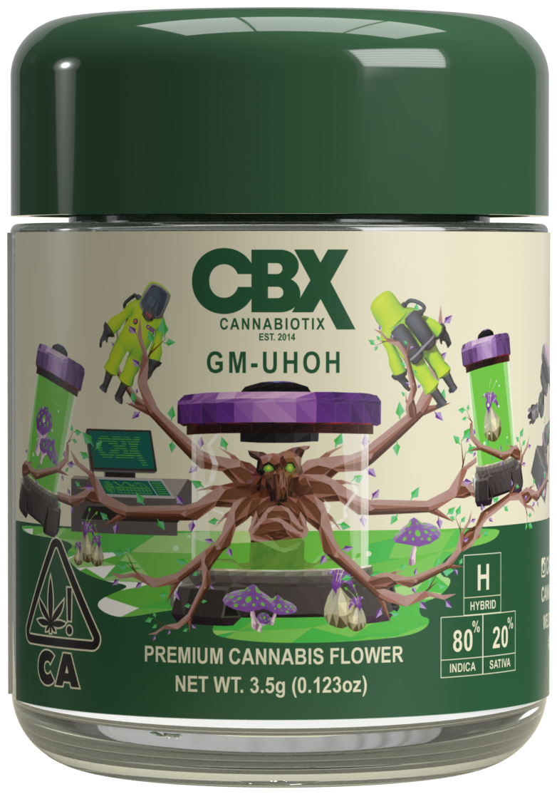 Photograph of product: Cannabiotix - GM-uhOH (Hybrid) Flower - 3.5g