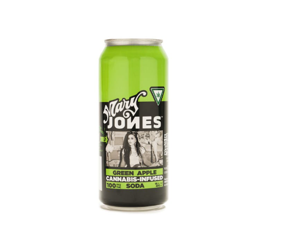 Photograph of product: Mary Jones - Soda - Green Apple 100mg