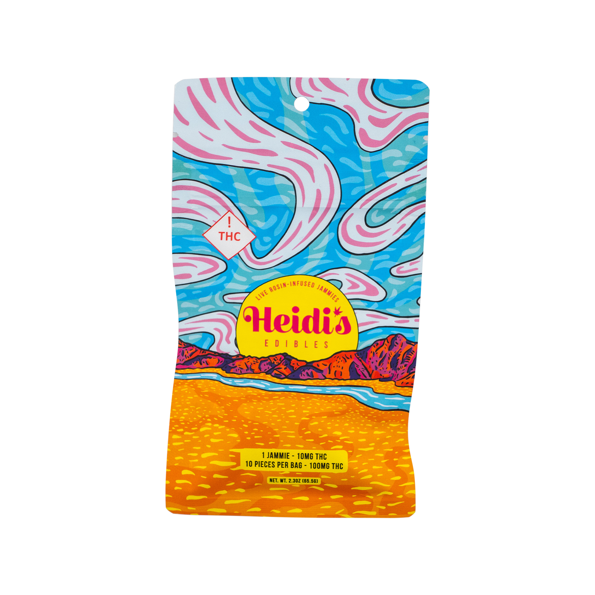 Photograph of product: Heidi's Lemon Oui'd Jammies 10mg 10pk