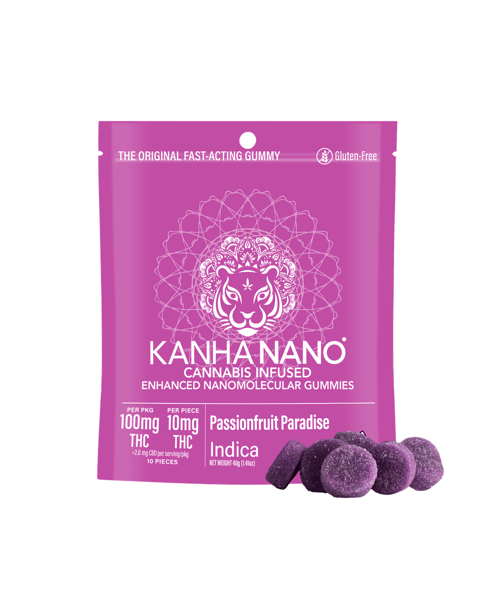 Photograph of product: Passionfruit Paradise | 20mg Nano Gummies (I)
