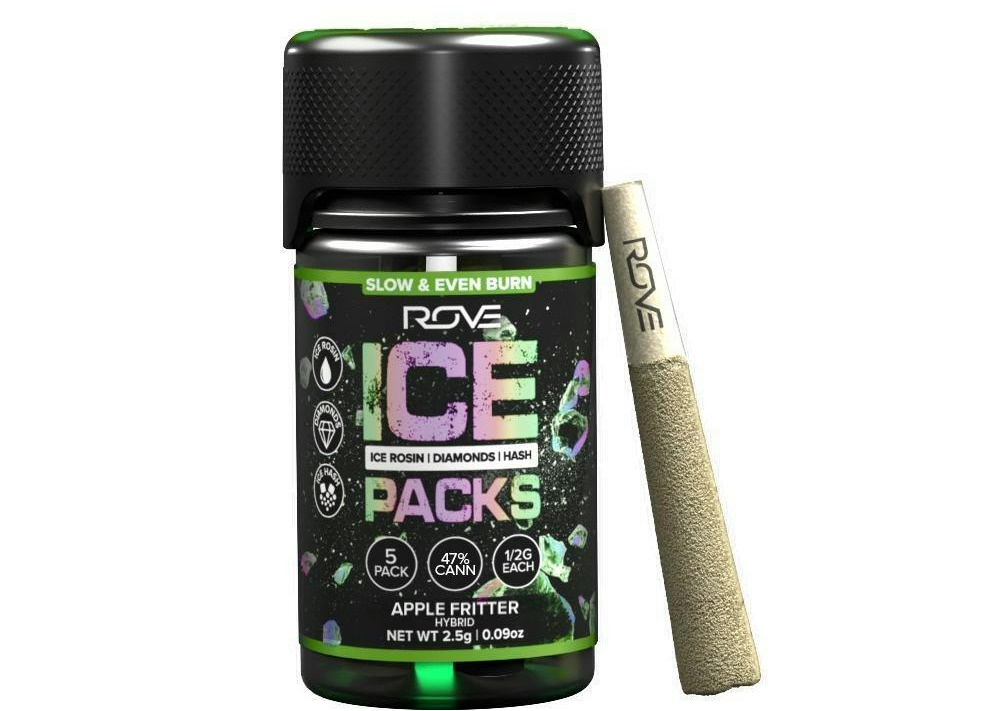 Photograph of product: Apple Fritter | 0.5g Infused Pre-Roll | 5-Pack