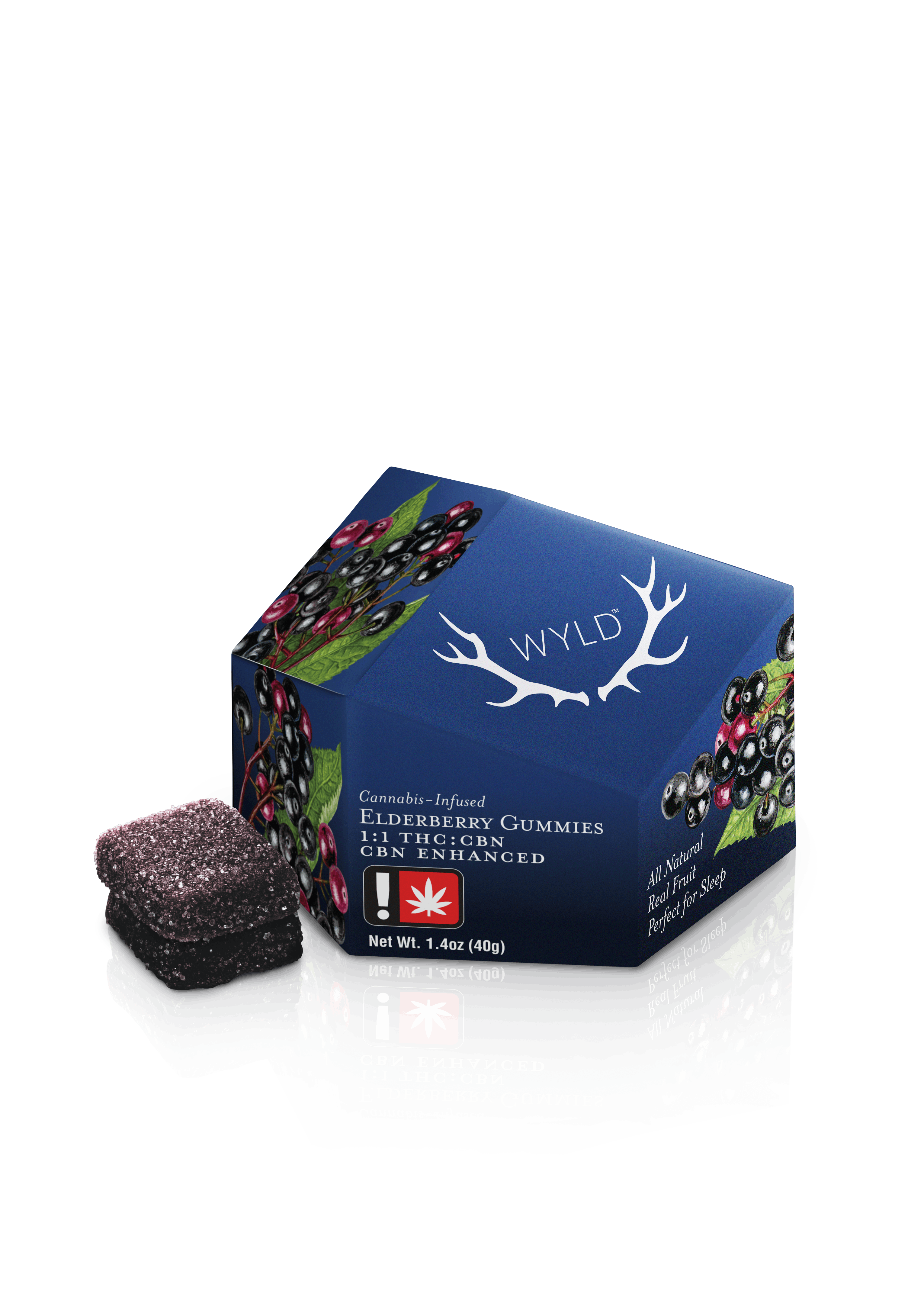 Photograph of product: 2:1 CBN ELDERBERRY - WYLD