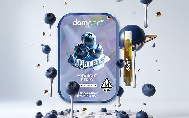 Photograph of product: Dom Pen - 1g Vape - Midnight Berry
