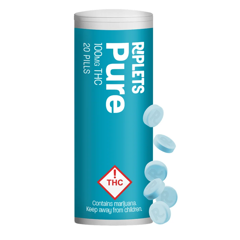 Photograph of product: Ripple -  Riplets - Pure - 100mg TH-oui