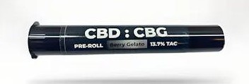 Photograph of product: ERVA | Berry Gelato (Lifter X White CBG) 1:1 CBD:CBG | 1g Pre-Roll
