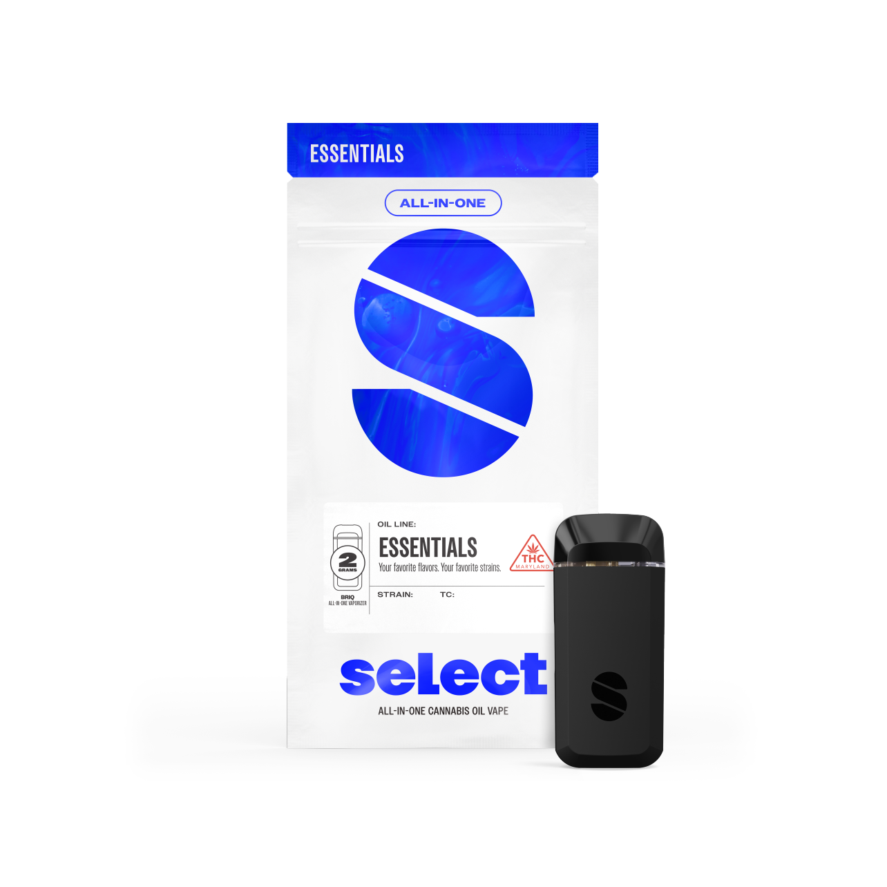 Photograph of Product: Blue Dream BRIQ Disposable - 2g