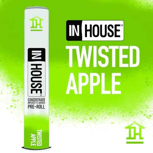 Photograph of product: In House Twisted Apple (S) Infused Preroll .75g