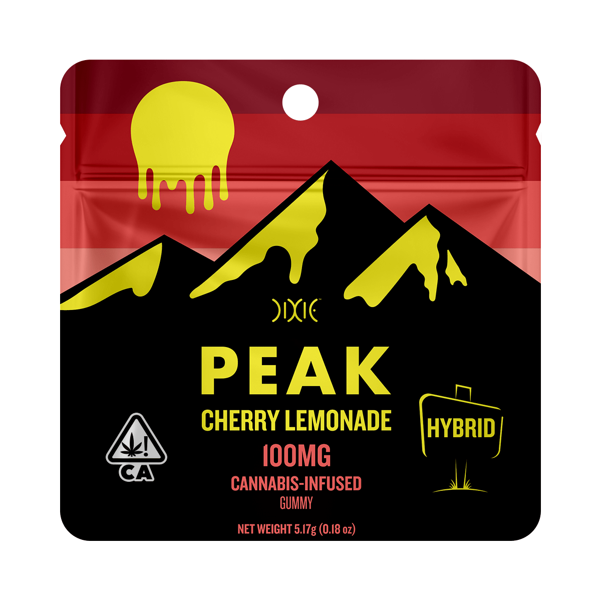 Photograph of product: Peak Singles - Cherry Lemonade 100mg Hybrid
